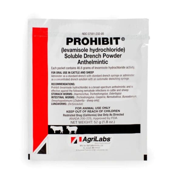 PROHIBIT DRENCH POWDER 52GM