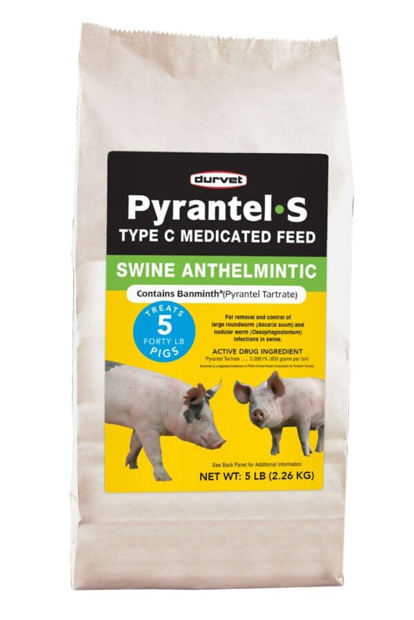 PYRANTEL-S SWINE WORMER 5#