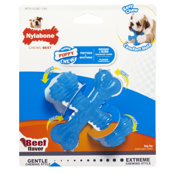 NYLABONE DURA CHEW X-BONE PUPPY TOY