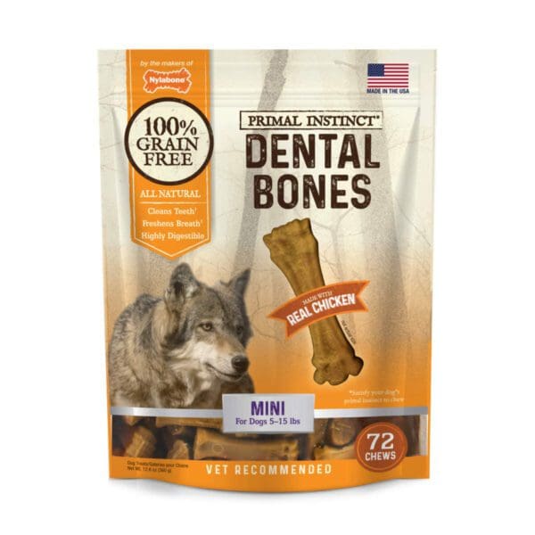 NYLABONE PUPPY DENTAL CHEW/ CKN