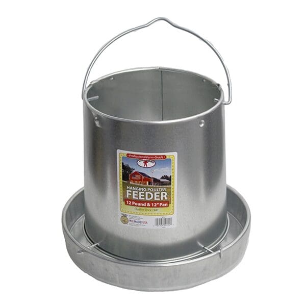 POULTRY FEEDER METAL 12#