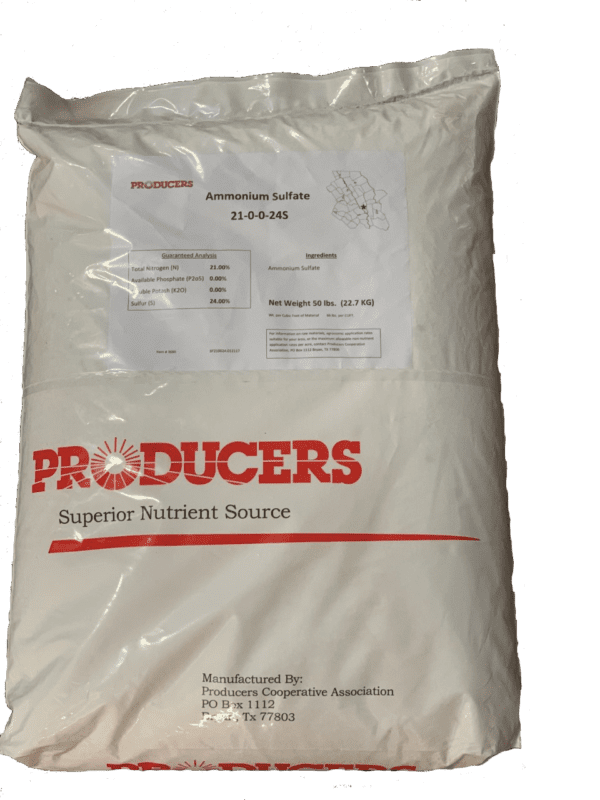BF AMMONIUM SULFATE 21-0-0-24S 50#